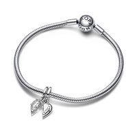 Charm Pandora Donna Pandora Moments in Argento Zirconia 792643C01 - 792643C01